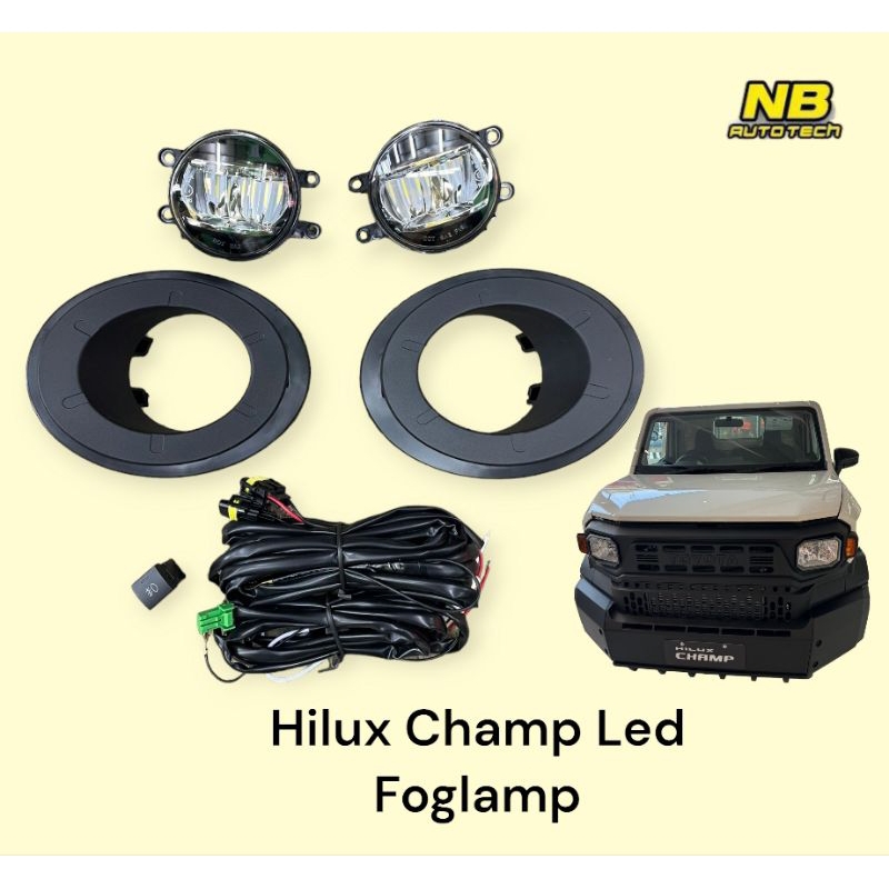 ไฟตัดหมอก Hilux Champ Led 2023 2024 ไฟสปอร์ตไลท์ Toyota Hilux Champ