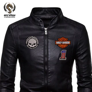 อาร์มปัก ฮาร์เลย์ เดวิดสัน Harley Davidson อาร์มติดเสื้อ ปักแน่น เน้นคุณภาพ