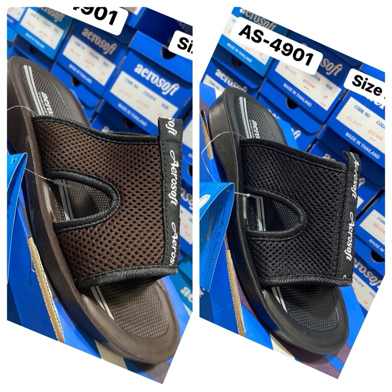 4901 aerosoft รองเท้าแตะ รองเท้าลำลอง สำหรับผู้ชายแบบสวม รุ่น MP 4901  Size 38-44
