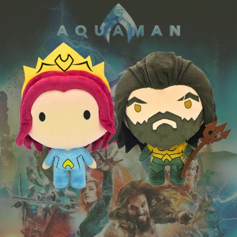 ตุ๊กตา Aquaman&Mera ขนาด8 นิ้ว จากเรื่อง อะความแมน เจ้าสมุทร