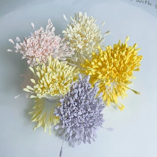 (320Pcs) เกสรดอกไม้ประดิษฐ์ เกสรดอกไม้สำเร็จ สำหรับงานDIYต่างๆ ความยาว 5CM. สินค้าพร้อมส่งจากไทย
