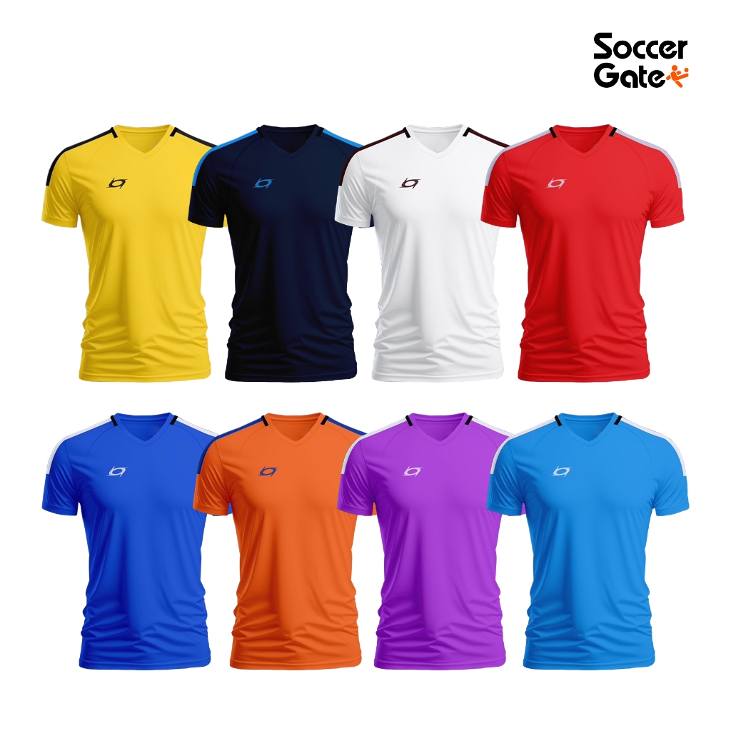 เสื้อกีฬาคอวี OCEL รุ่น HEXAGON OCP-189-RD [โค้ด SOCC09SEP ลดสูงสุด 500 เมื่อซื้อครบ 3000]