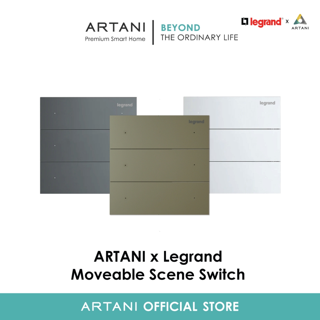 ARTANI x LEGRAND - Zigbee Galion Scene Switch (Movable)