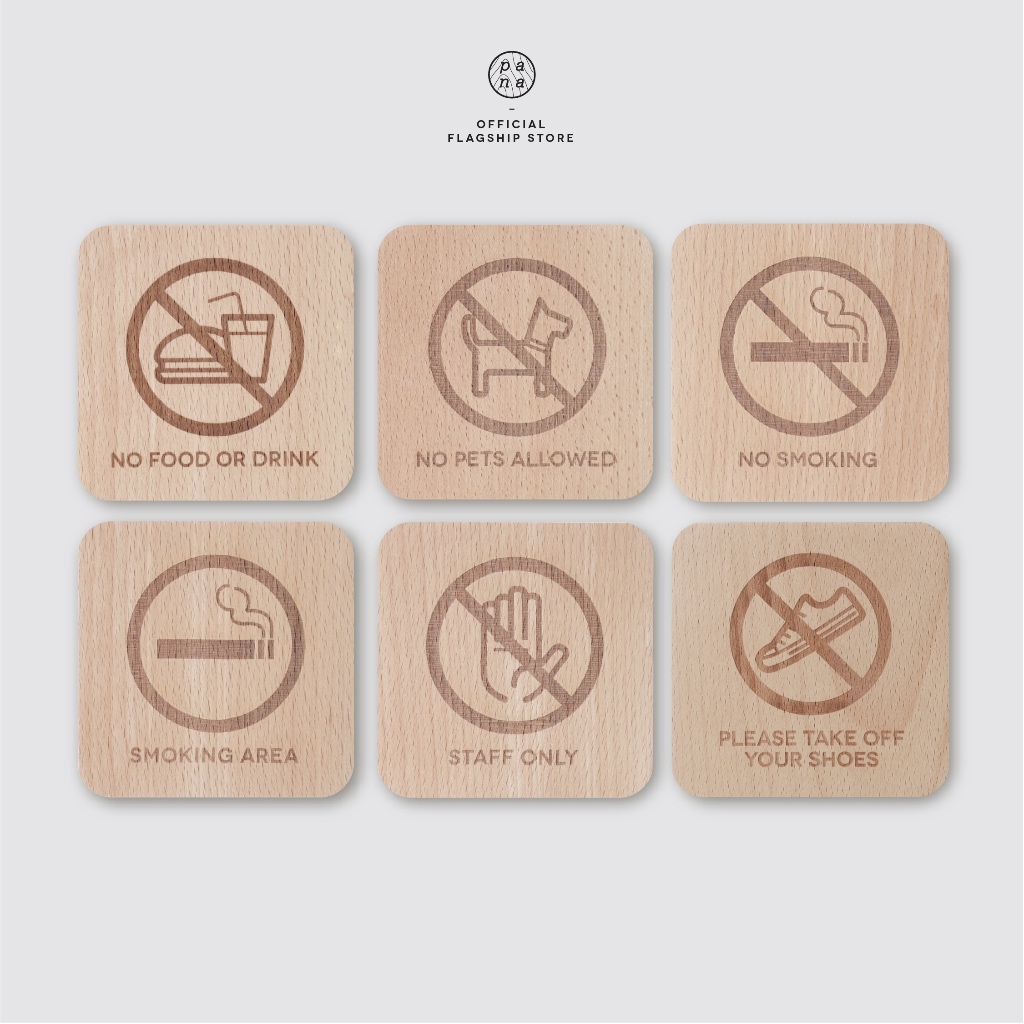 Pana Objects SIGNAGE : ป้ายห้าม ป้ายคำเตือน
