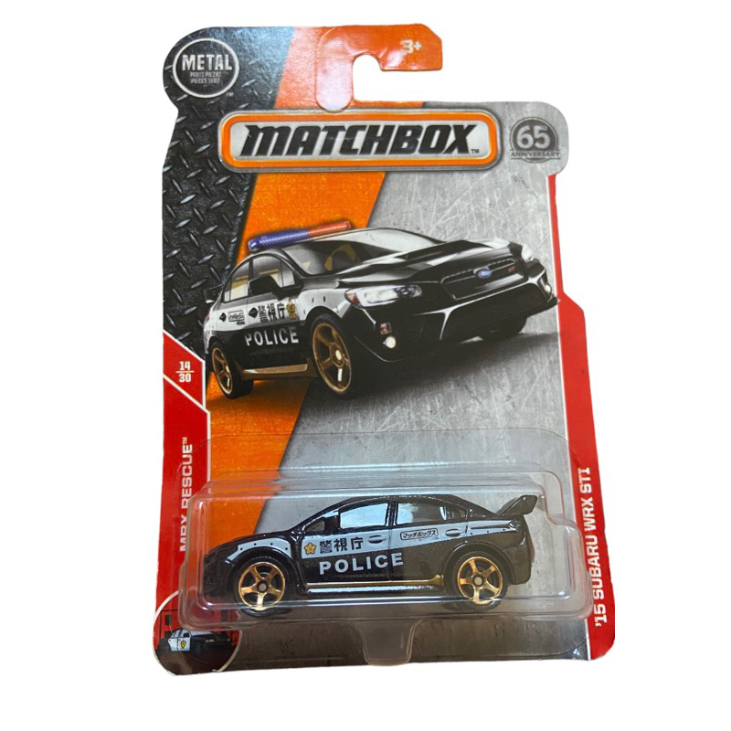 matchbox Subaru wrx รถตำรวจ