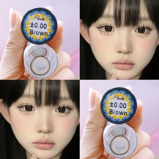 บิ๊กอาย Bigeye คอนแทคเลนส์ แบรนด์ WINK / ilens สีเทา-สีน้ำตาล ลายขายดี แถมตลับทุกคู่จ้า