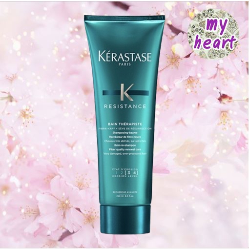 Kerastase Resistance Bain Therapiste 250 ml แชมพูสำหรับผมเสียมากและบอบบาง ระดับ3-4