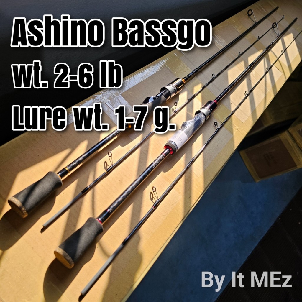 ของแท้ ราคาถูก ❗❗ คันตีเหยื่อปลอม UL Ashino Bassgo Line wt. 2 - 6 lb เหมาะกับงานปลาเกล็ด สปิ๋ว ช่อน กระพง กระสูบ ตกหมึก