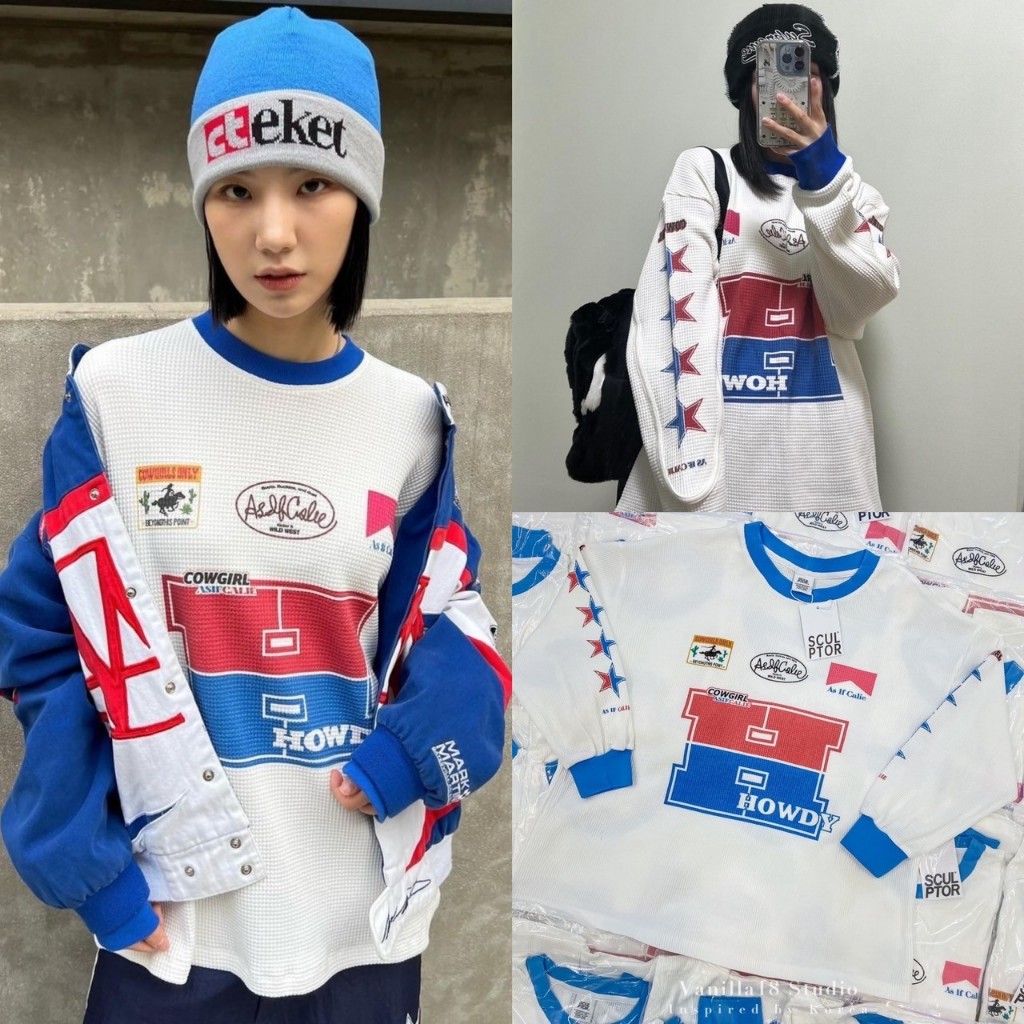 🍊 VL เสื้อโอเวอร์ไซส์แขนยาว เนืัอผ้าเบา ใส่สบาย ไม่บาง ดีเทลเนื้อผ้าเป็นลายตามแบบเกาหลี และสกรีนแบบฝังลงเนื้อผ้า