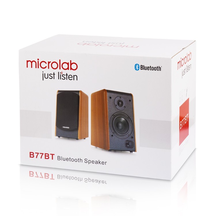ลำโพง Microlab รุ่น B77 BT ลำโพงสำหรับคอมพิวเตอร์และเครื่องเสียงในบ้าน ระบบ 2.0