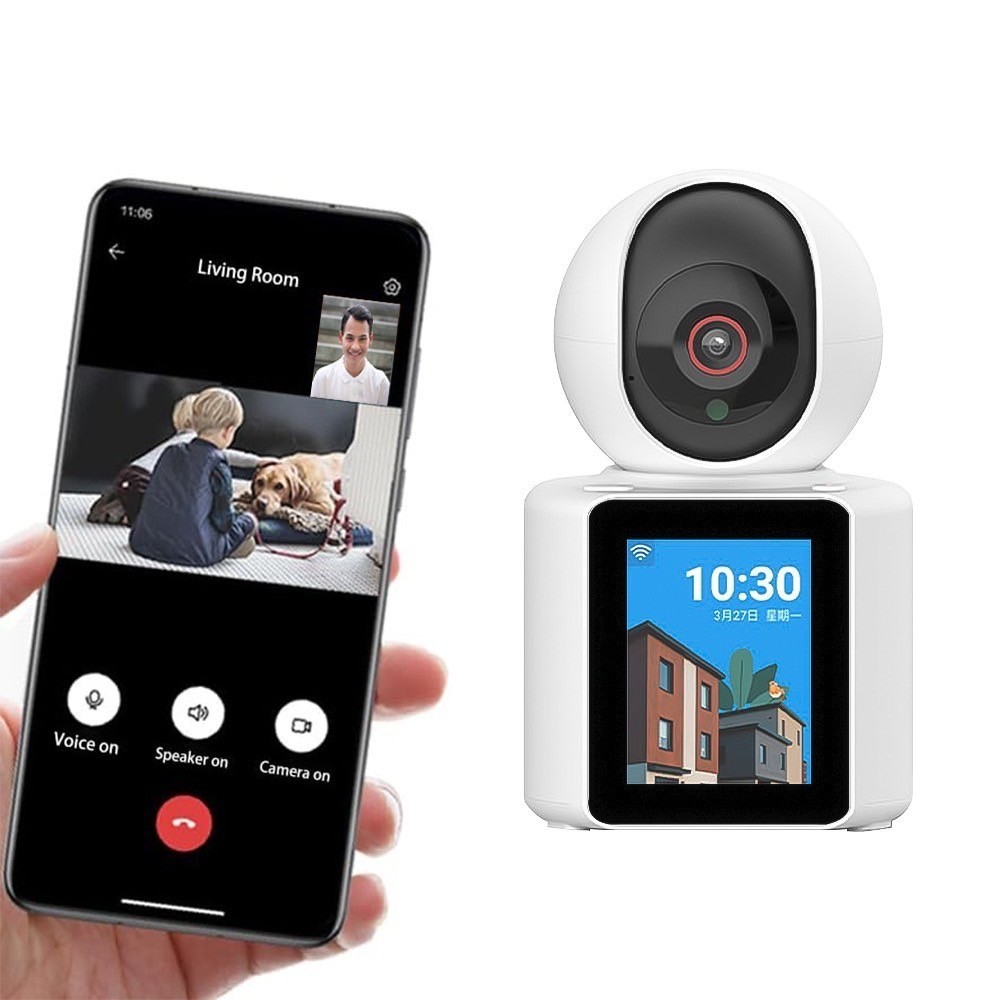 V360 Pro 🤞 2.8 นิ้วหน้าจอขนาดใหญ่ 🤞   กล้องวงจรปิดโทรวิดีโอกล้องวงจรปิด WiFi กล้องวงจรปิดไร้สายเด็กในร่ม IP กล้อง