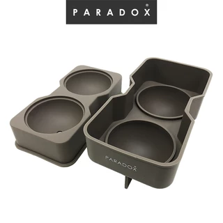Paradox : พิมพ์น้ำแข็งกลม 2 ช่อง เส้นผศ.ต่อน้ำเเข็ง 1 ลูก 6 ซม Ice ball mould-2 balls BB Z1009(SBRO)