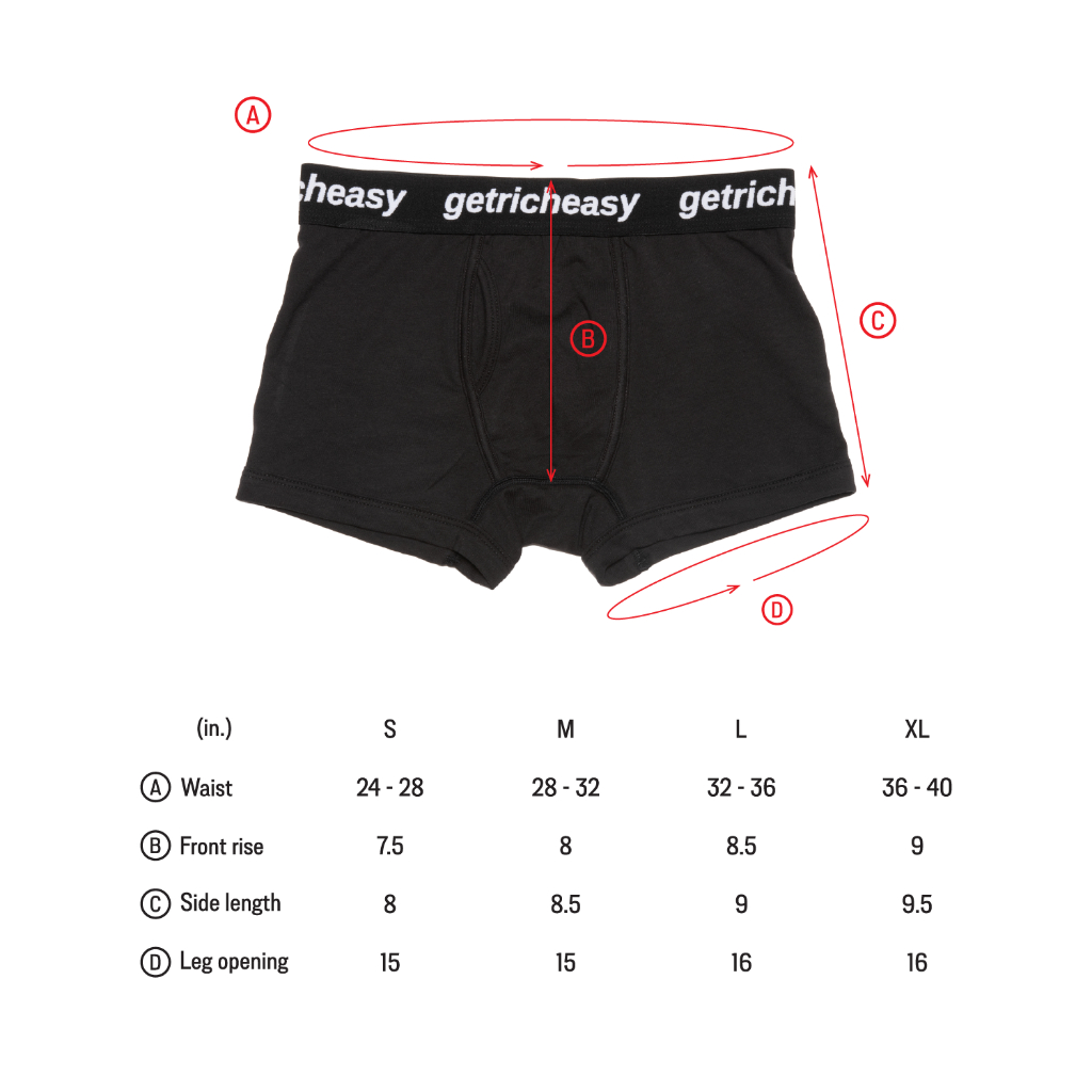 Men's BOXER BRIEFS Black