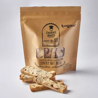 Country nuts baked Original ขนมปังธัญพืชอบกรอบ สูตรปกติ