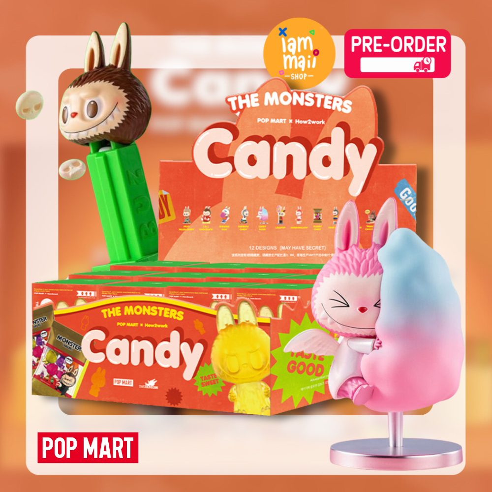 [ยกบ็อค] The Monsters LABUBU Candy Series POPMART พร้อมส่ง กล่องสุ่ม ของเล่น ของสะสม