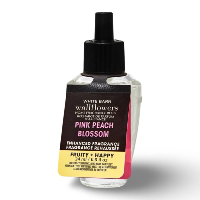 Bath&amp;BodyWorks ช๊อปไทย Pink Peach Blossom Wallflowers Fragrance Refill24 mL The รีฟิลน้ำหอมปลั๊กกลิ่นดอกพีชสีชมพู