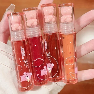 M424 Sensory Party ลิปกลอสเจลลี่ เนื้อแมตต์ ลายหมีน่ารัก ให้ความชุ่มชื้น ติดทนนาน