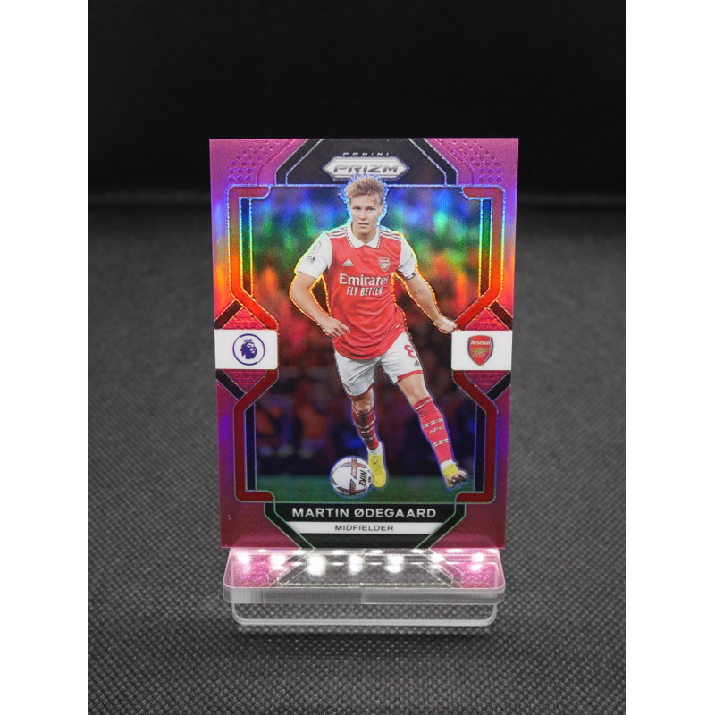 การ์ดฟุตบอล 2022-23 Panini Prizm Premier League Pink Prizm /199 Martin Odegaard #153