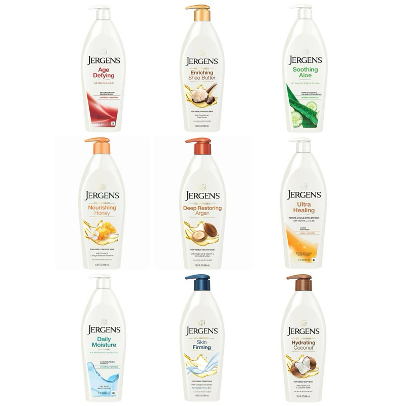 Jergens โลชั่นเจอเก้น 621ml. 496 ml.