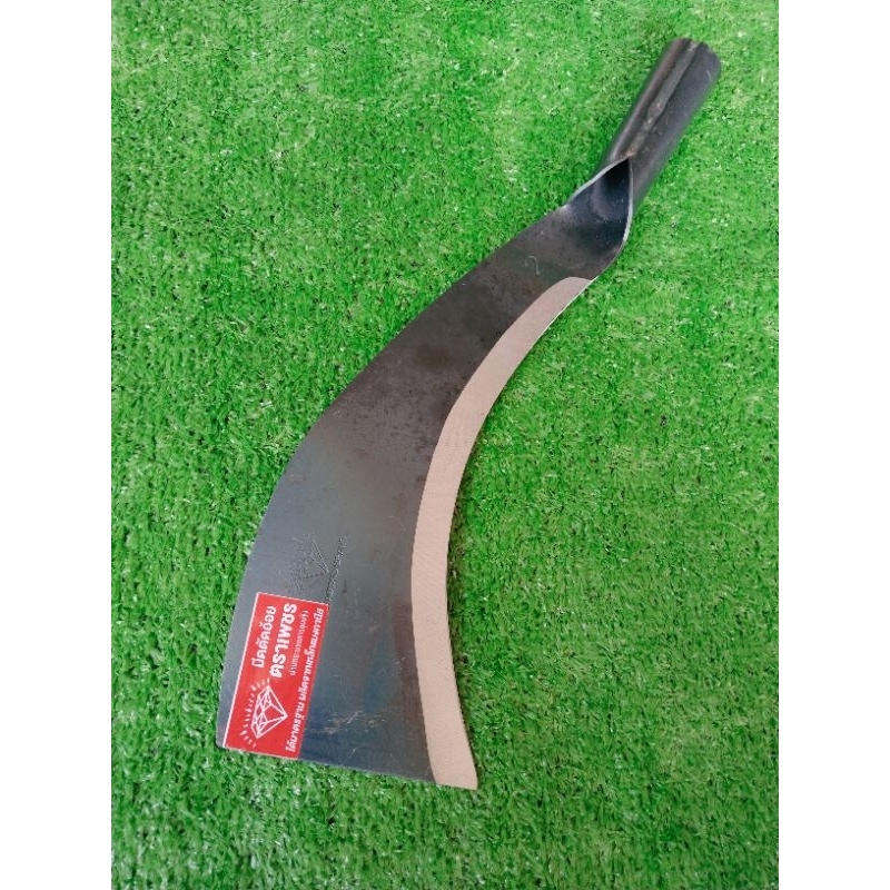 มีดตัดอ้อย ด้ามบ้อง(เบอร์2 ตราเพชร)เหล็กแมงกานิส100%คมทนแข็งแรง