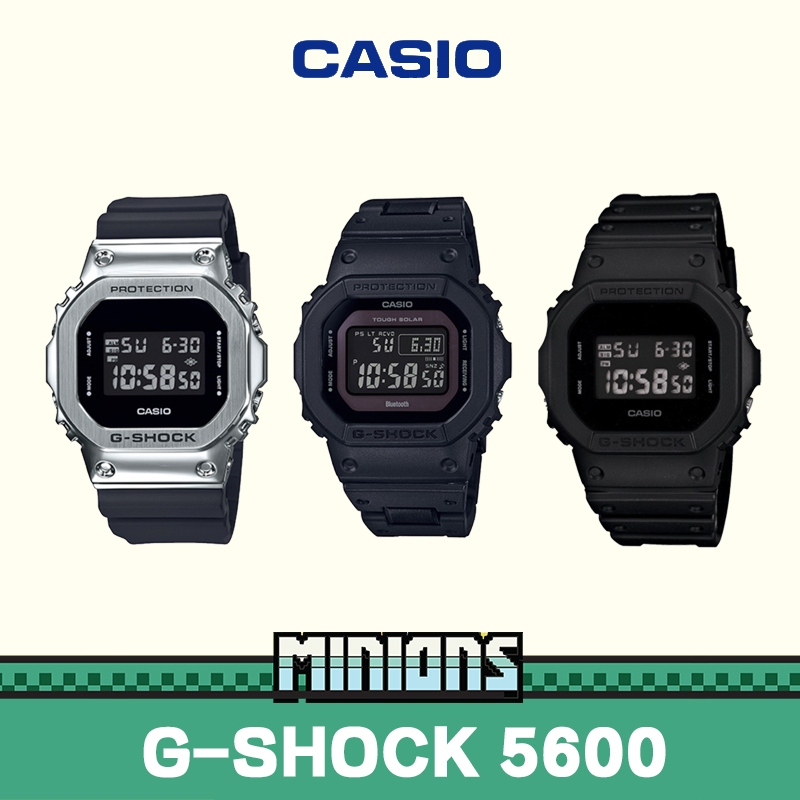 100%แท้ Casio G-SHOCK 5600 DW-5600BB-1DR / GW-B5600BC-1B