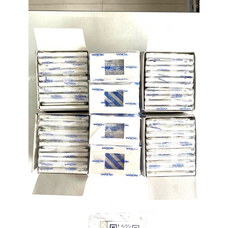 พร้อมส่ง หน้ากากปลั๊กกราวด์เดี่ยว หน้ากาก2ช่องกลาง panasonic weg68029wk