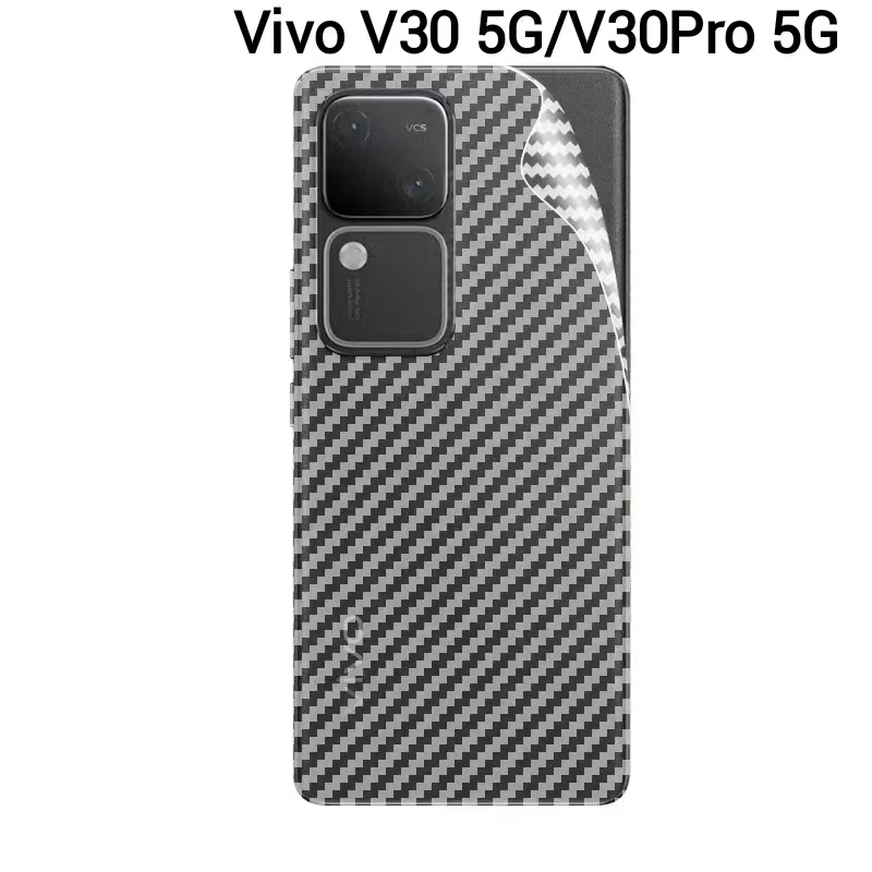Vivo Y200/Y28S 5G/V30E 5G/Y18/Y28 5G/Y100 5G/Vivo Y03ตรงรุ่น(พร้อมส่งในไทย)ฟิล์มหลังเคฟล่าVivo V30 5