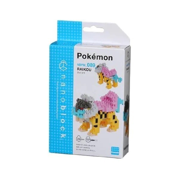 Kawada nanoblock Pokemon NBPM_089 Raikou 4972825221655 (นาโนบล็อค)