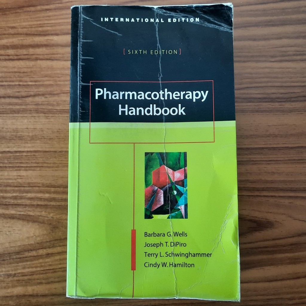(มือสอง) หนังสือ คู่มือ วิธี การใช้ยา Pharmacotherapy Handbook ตำรา ยา เภสัชศาสตร์ เภสัชวิทยา เภสัชกร drug pharmacy phar
