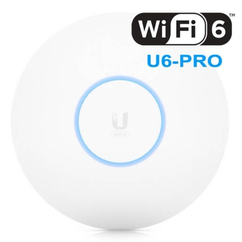 Ubiquiti UniFi 6 Pro (U6-Pro) High-Performance Access Point, Dual-Band WiFi 6 4x4 MIMO with 160 MHz,