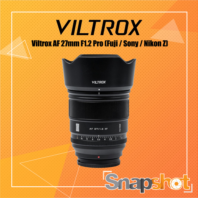 Viltrox AF 27mm f1.2 Pro [Fuji X / Sony E / Nikon Z-Mount] [ประกันศูนย์ 1 ปี] Viltrox 27 f1.2 Pro Fuji Sony Nikon Z