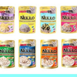 ถูกเวอร์Nekko เน็กโกะ อาหารเปียกแมว ยกลัง (48ซอง)