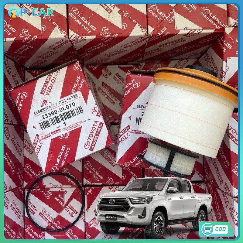 กรองโซล่า กรองเชื้อเพลิง TOYOTA REVO 2.4cc 2.8cc FORTUNER 2.8cc 23390-0L070