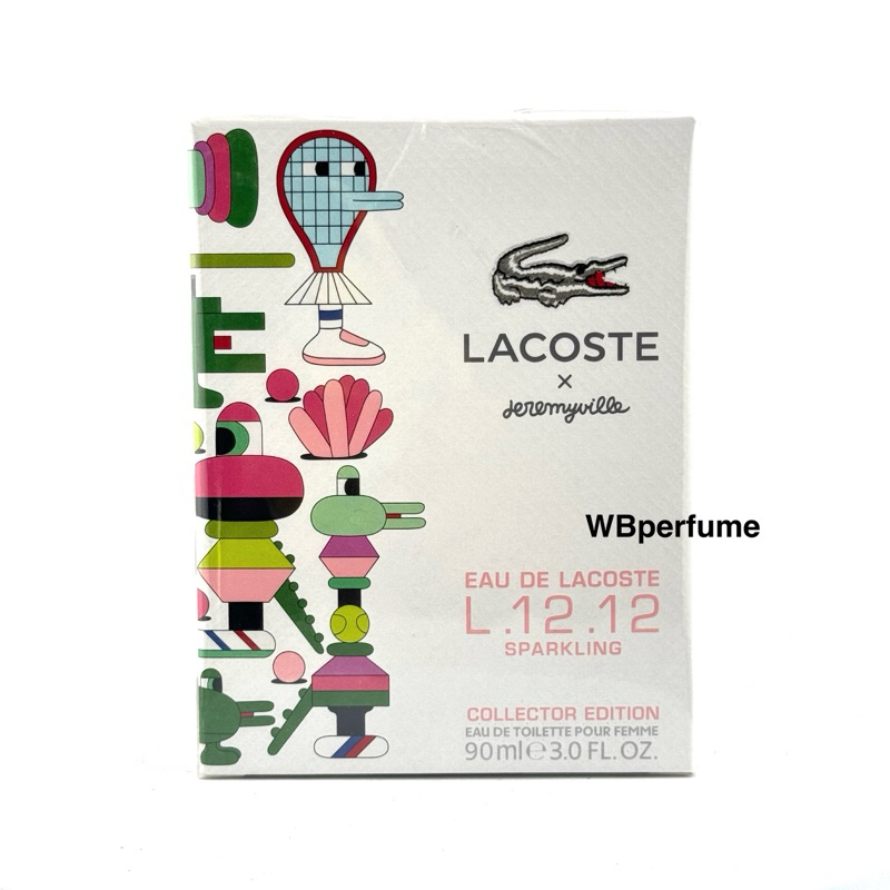 น้ำหอม Lacoste Eau de Lacoste L.12.12 Blanc Pure Collector Edition Pour femme x Jeremyville