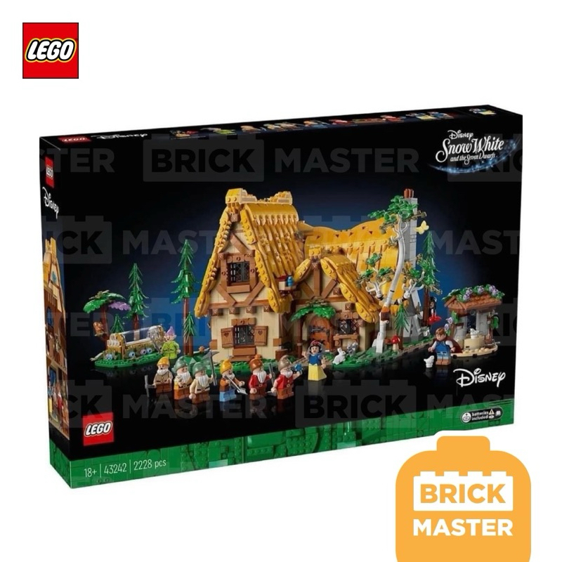 Lego 43242 Disney Snow White and the Seven Dwarfs' Cottage สโนว์ไวท์ (ของแท้ พร้อมส่ง)