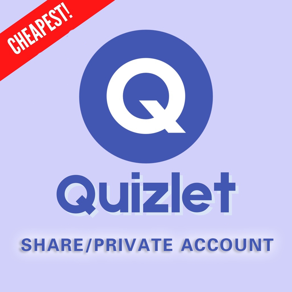 QUIZLET PLUS บัญชีส่วนตัวแบบพรีเมียม