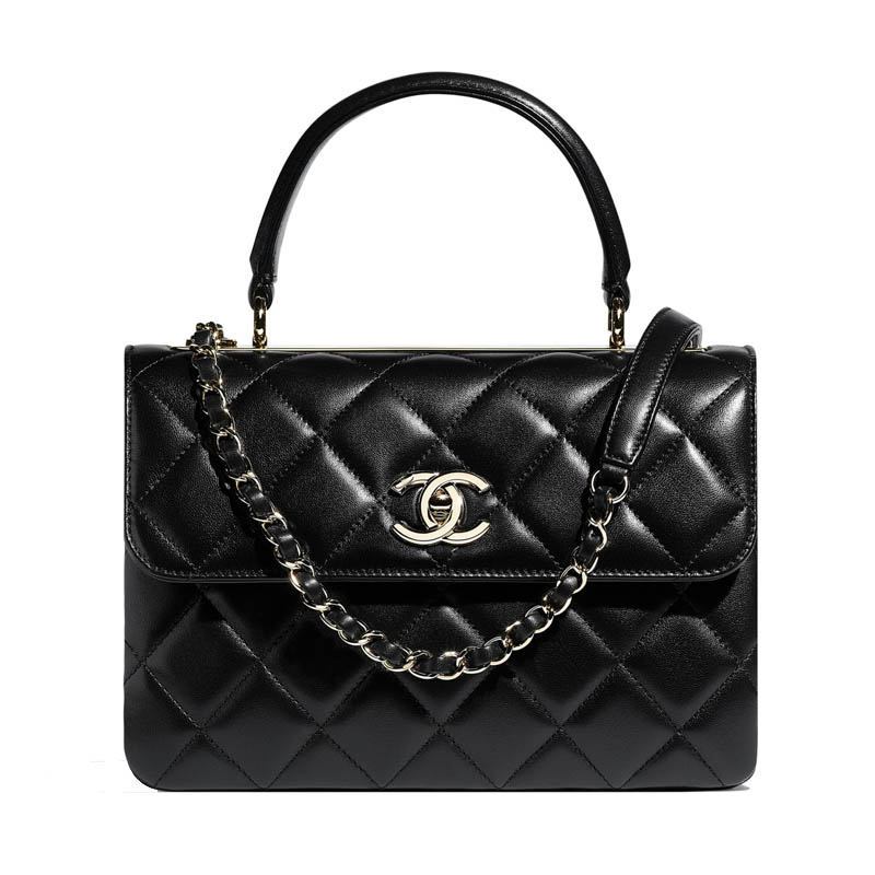 Chanel/กระเป๋าสะพาย/กระเป๋าถือ/กระเป๋าโซ่/A92236/แท้ 100%