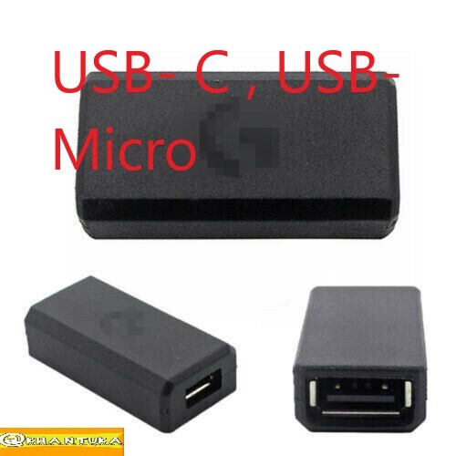 USB Adapter Extension Port USB-C , USB-Micro White, Black GPX GPX2 G703 G900 G903 GPW G502 G715 Gaming Mosue,Headset