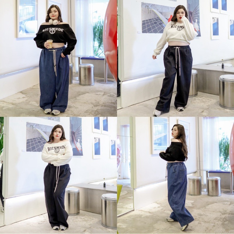 (TGEVQVL ลด 60.-) Lady M | New collection of jeans ss24 v.4 กางเกงยีนส์สาวอวบ ผ้ายืดมหัศจรรย์ คนท้องใส่ได้