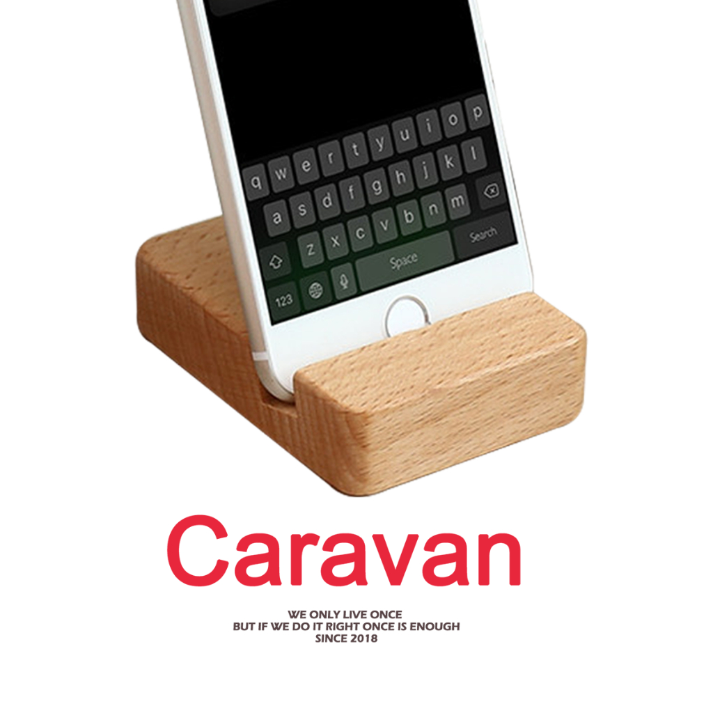 7# Caravan Crew Wooden Stand Holder Phone Stand ฐานวางโทรศัพท์แบบไม้