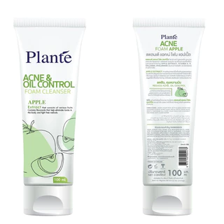 Plante โฟมล้างหน้า ขนาด 100 มล. (2 สูตร) ไวท์เทนนิ่งโฟมโรส & แอคเน่โฟมแอปเปิ้ล