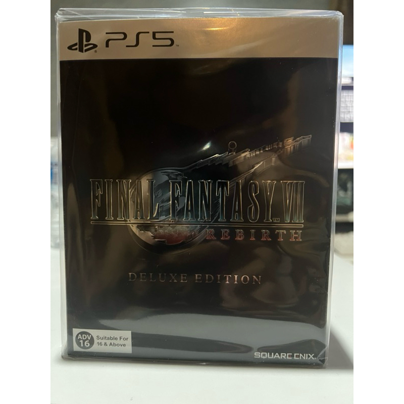 Zone 3 Asia  Final Fantasy 7 VII Rebirth Deluxe Edition แผ่น Ps5 มือสอง ของครบ โค้ดไม่ได้ใช้ พร้อมส่ง