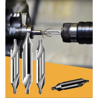 ดอกนำศูนย์ HSS 60องศา สีเงิน CENTER DRILL HSS 1มิล-5มิล