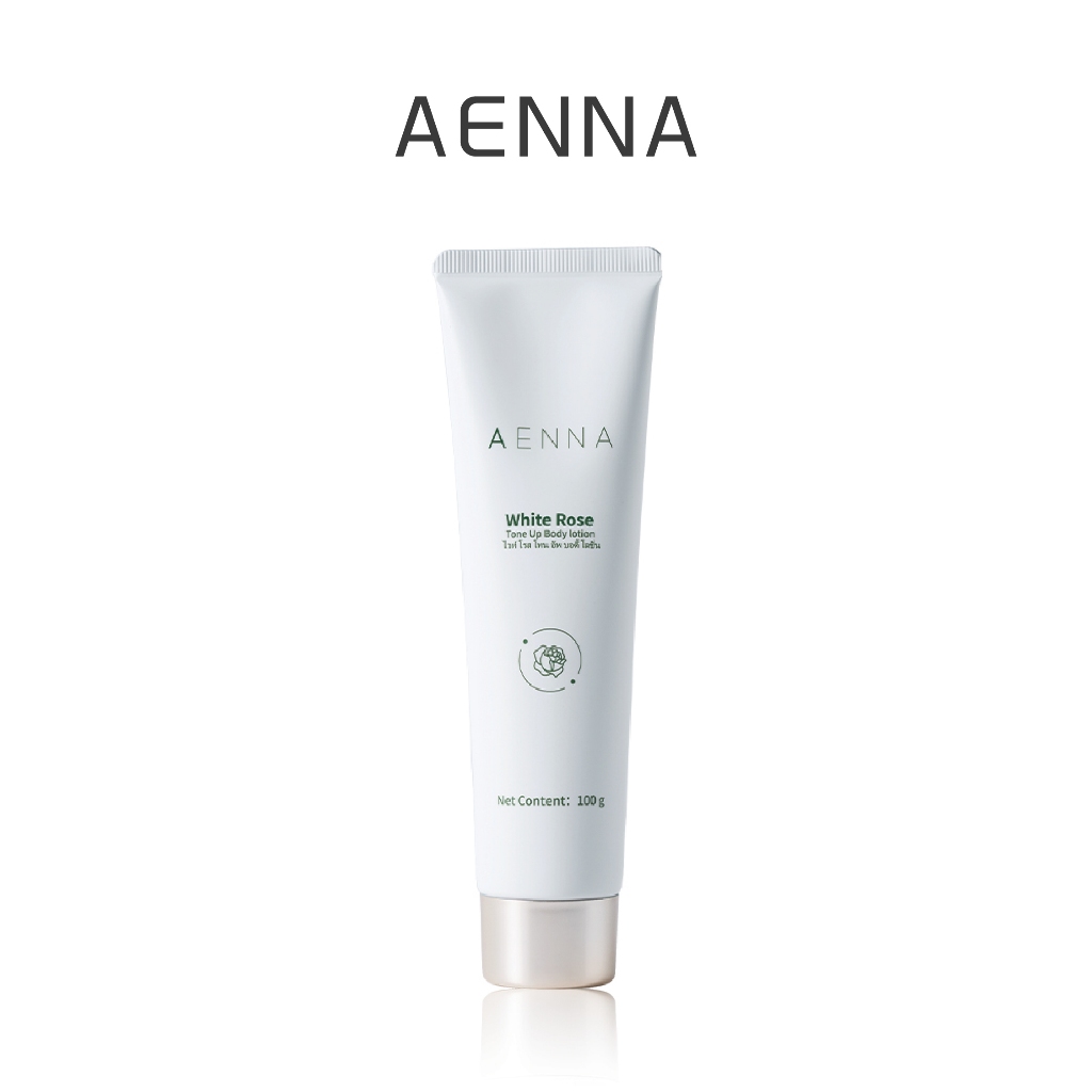 AENNA โลชั่นโทนอัพ ปรับสีผิวให้ขาวในทันที AENNA WHITE ROSE TONE UP BODY LOTION 100g