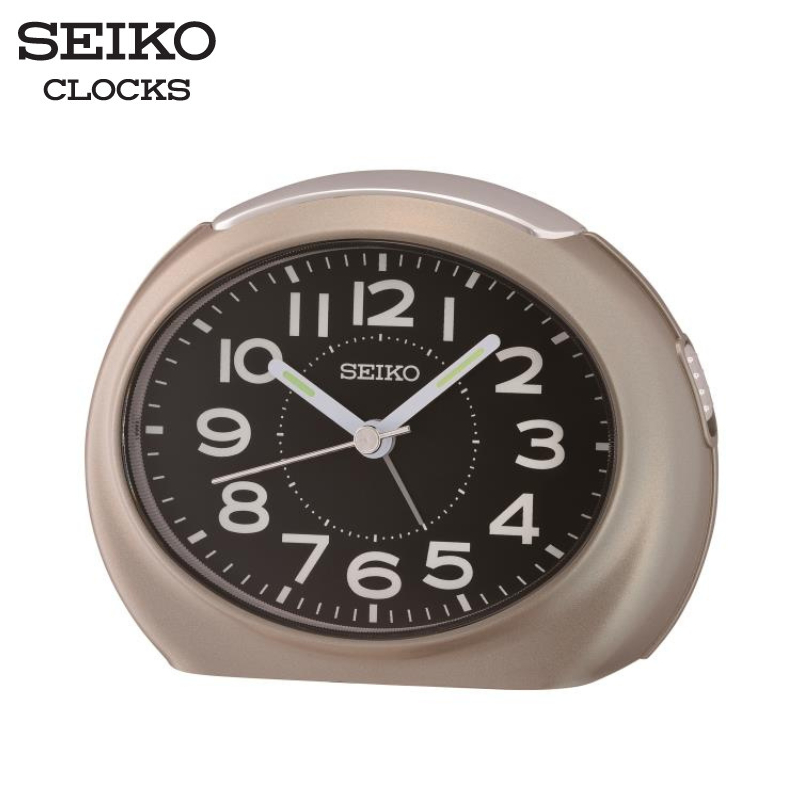 [E-tax E-Receipt]SEIKO CLOCKS นาฬิกาปลุก รุ่น QHE193N ขนาด 3.46 x 4.4 นิ้ว