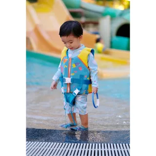 Babyhip เสื้อชูชีพเด็ก เสื้อชูชีพแบบรูดซิป มีตัวล็อกปรับระดับได้ พร้อมสายรัดที่หว่างขานิ่มพิเศษไม่เจ็บก้น Life Vest