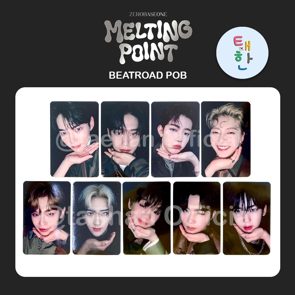 พร้อมส่ง [ZEROBASEONE] PHOTOCARD EVENT อัลบั้ม THE SECOND MINI ALBUM [MELTING POINT] (BEATROAD POB PHOTOBOOK Ver.)