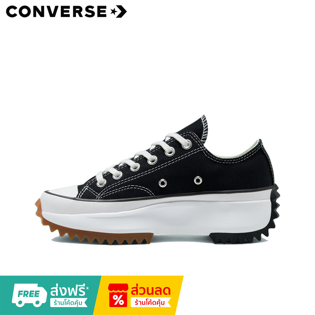 ของแท้ 💯 CONVERSE รองเท้าผ้าใบ รุ่น Converse Run Star Hike【จัดส่งฟรี 】สีดำ UNISEX
