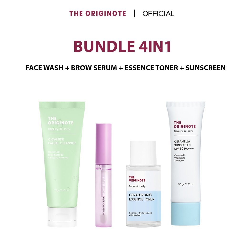 The originote special set เซ็ตสุดคุ้ม บำรุงขนตา ปกป้องรังสีUVจากแสงแดด ทำความสะอาดอย่างล้ำลึก