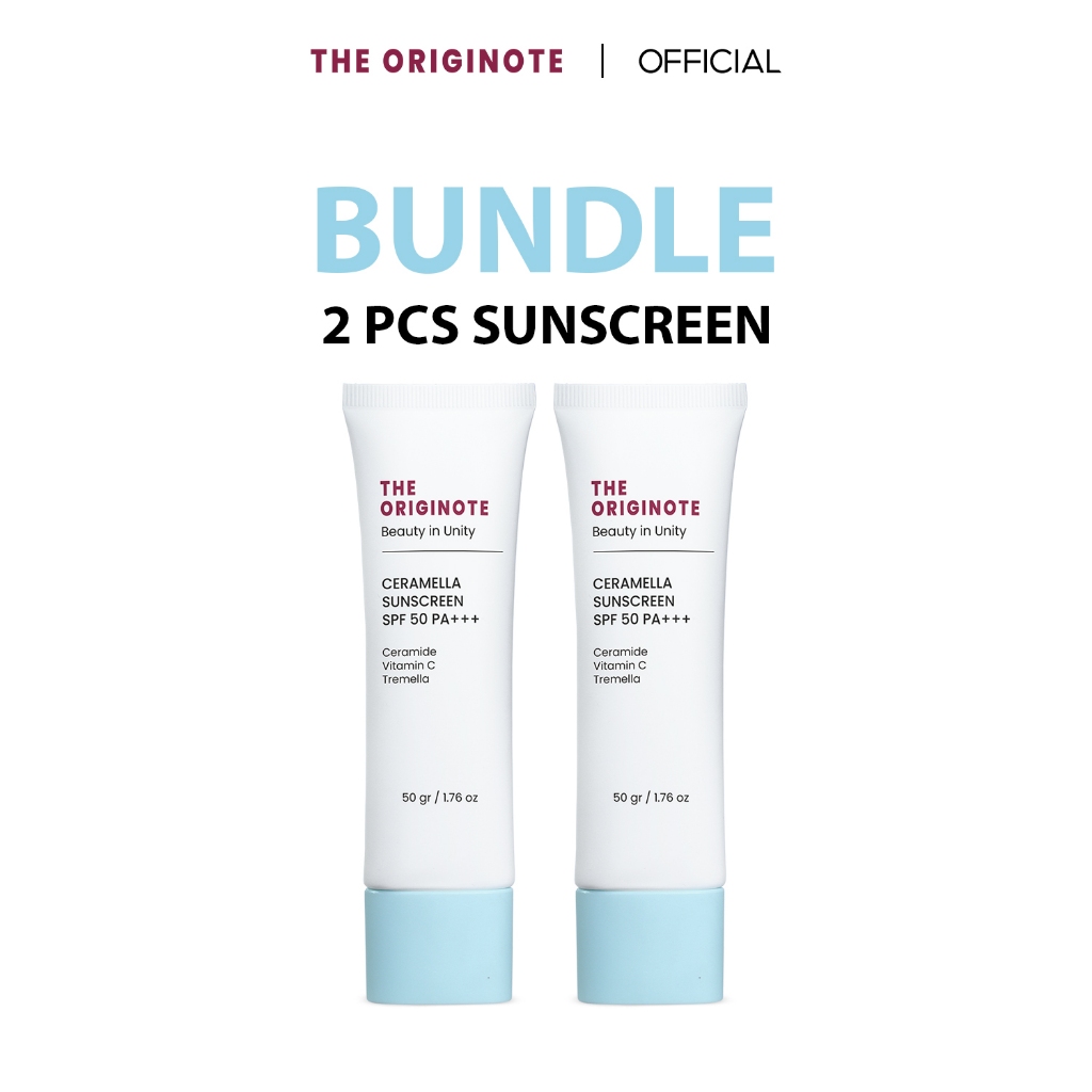 ซื้อ 【เซ็ตคู่】The Originote Ceramella Sunscreen SPF 50 PA+++ครีมกันแดด พิเศษ2ชิ้น ป้องกัน2